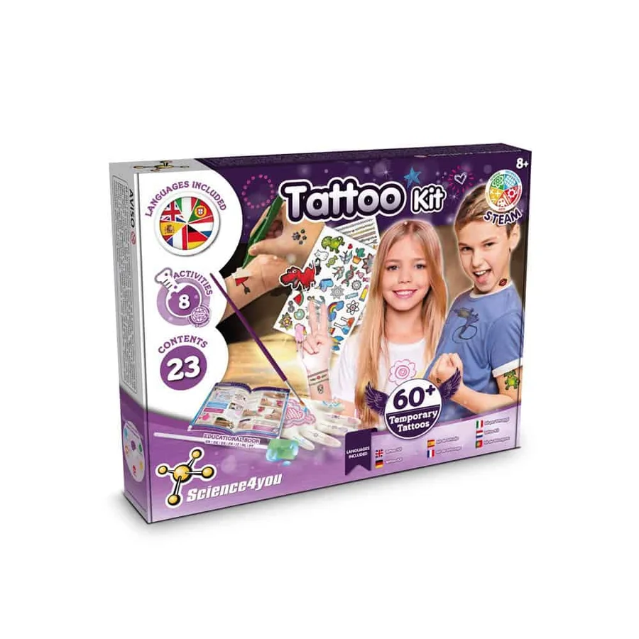 Tattoo Factory Kit I. Pedagogiskt spel för barn