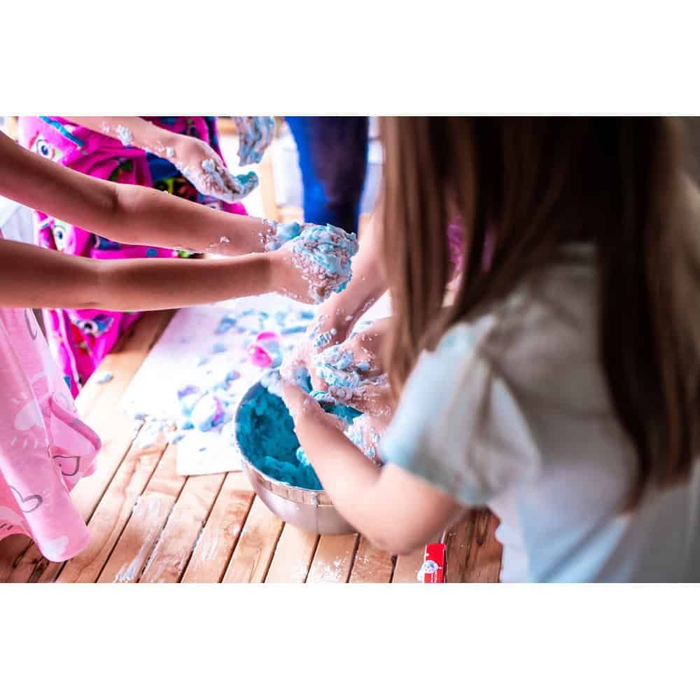 Bath Bombs Kit V. Pedagogiskt spel levereras med en 190T vikbar presentpåse