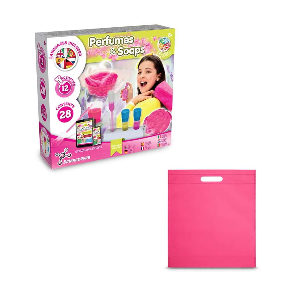 Perfume & Soap Factory Kit IV. Pedagogiskt spel levereras med en non-woven presentpåse (80 g/m²)