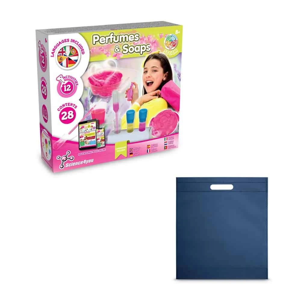 Perfume & Soap Factory Kit IV. Pedagogiskt spel levereras med en non-woven presentpåse (80 g/m²)