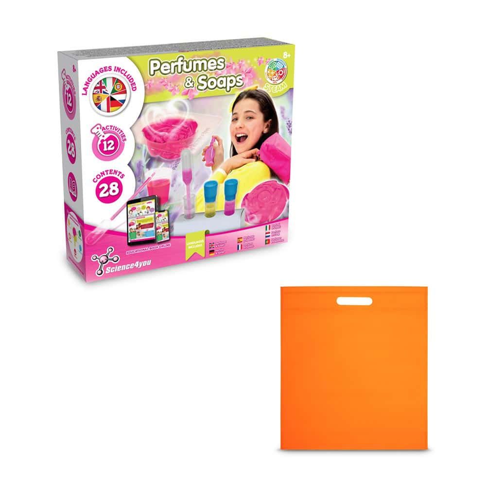 Perfume & Soap Factory Kit IV. Pedagogiskt spel levereras med en non-woven presentpåse (80 g/m²)