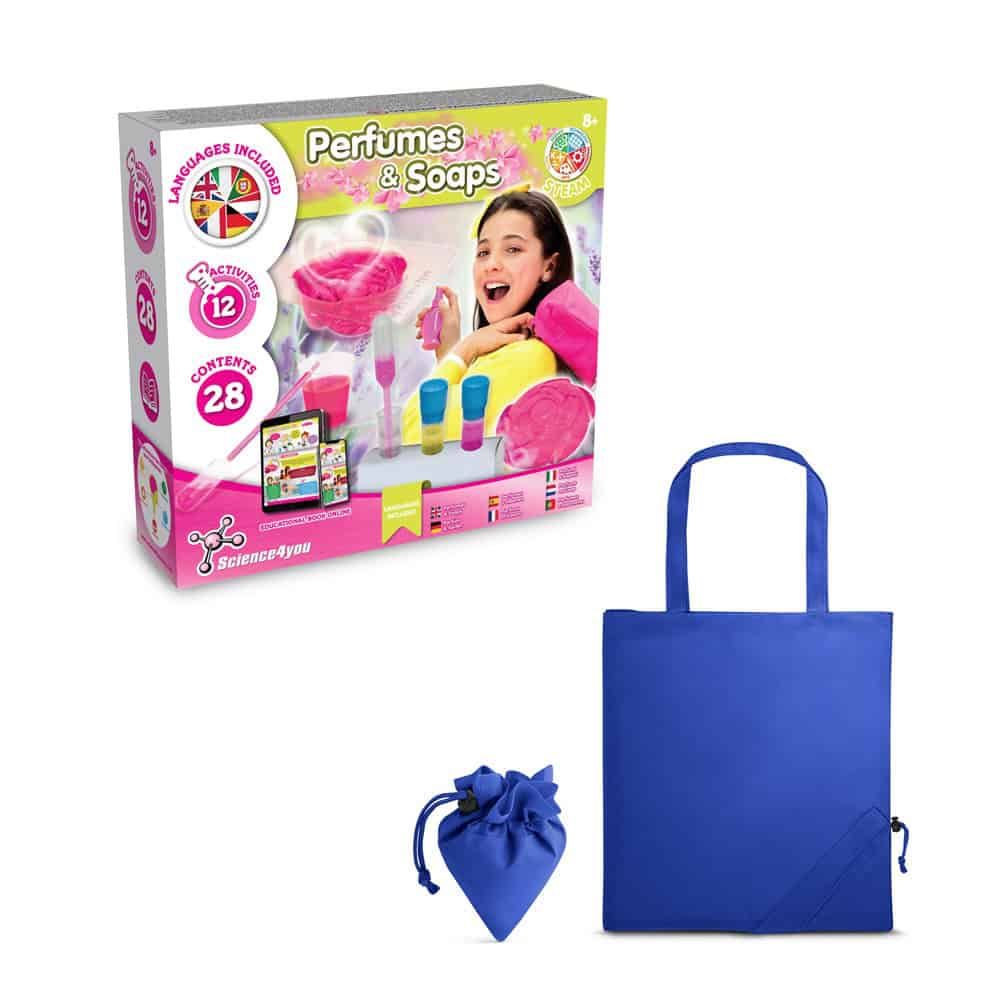 Perfume & Soap Factory Kit V. Pedagogiskt spel levereras med en 190T vikbar presentpåse