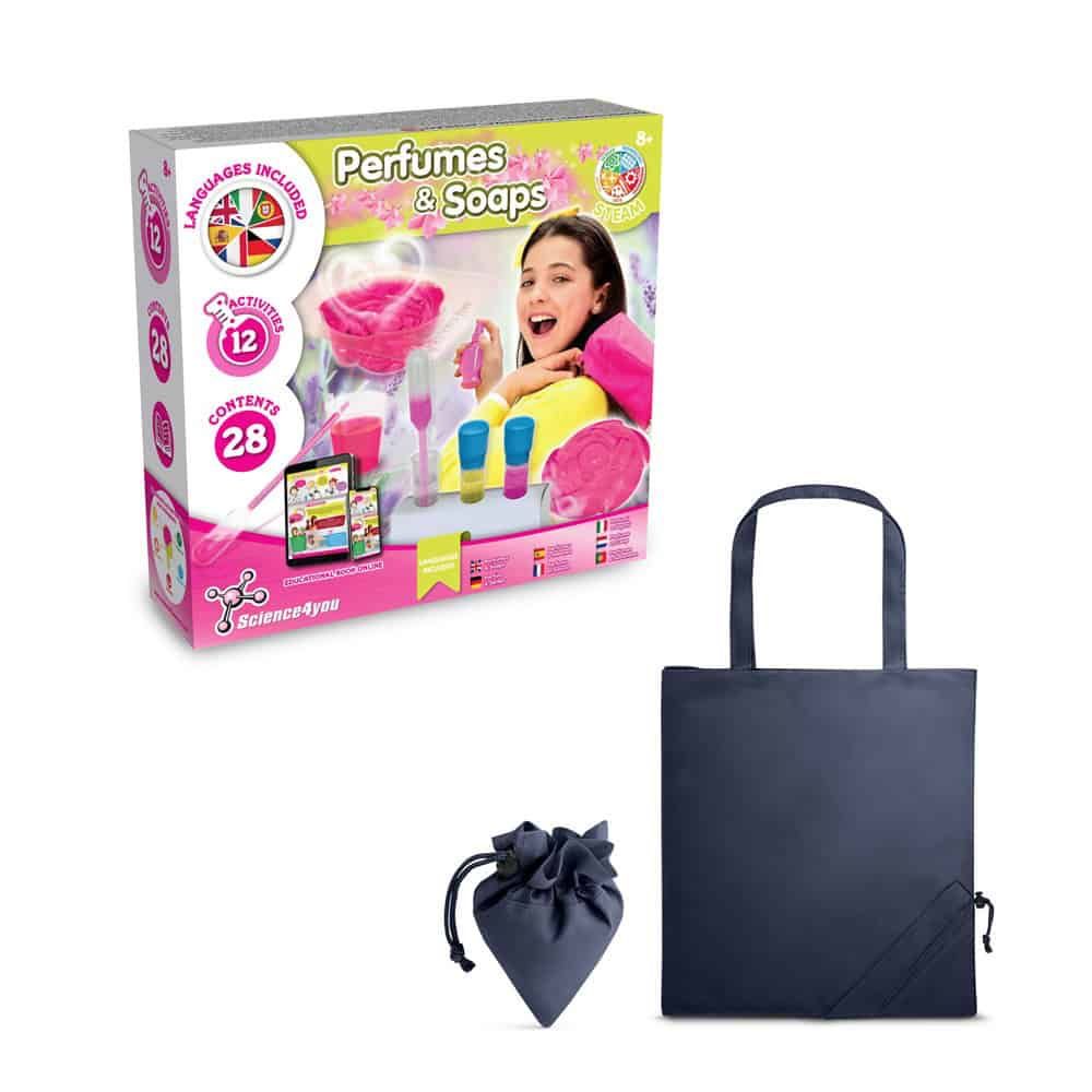Perfume & Soap Factory Kit V. Pedagogiskt spel levereras med en 190T vikbar presentpåse