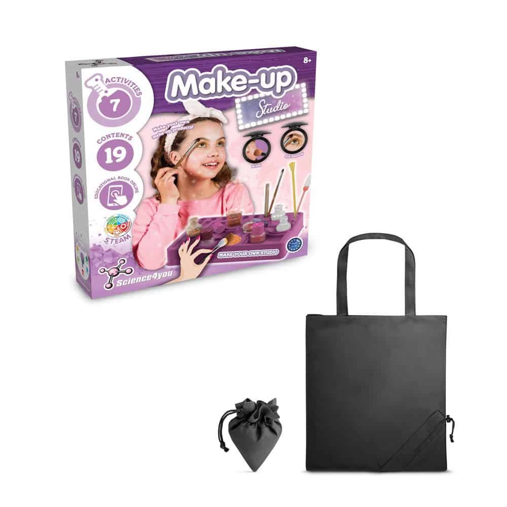 Makeup Studio Kit II. Pedagogiskt spel levereras med en 190T vikbar presentpåse