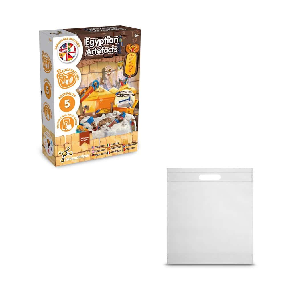Ancient Egypt Excavation Kit IV. Pedagogiskt spel levereras med en non-woven presentpåse (80 g/m²)