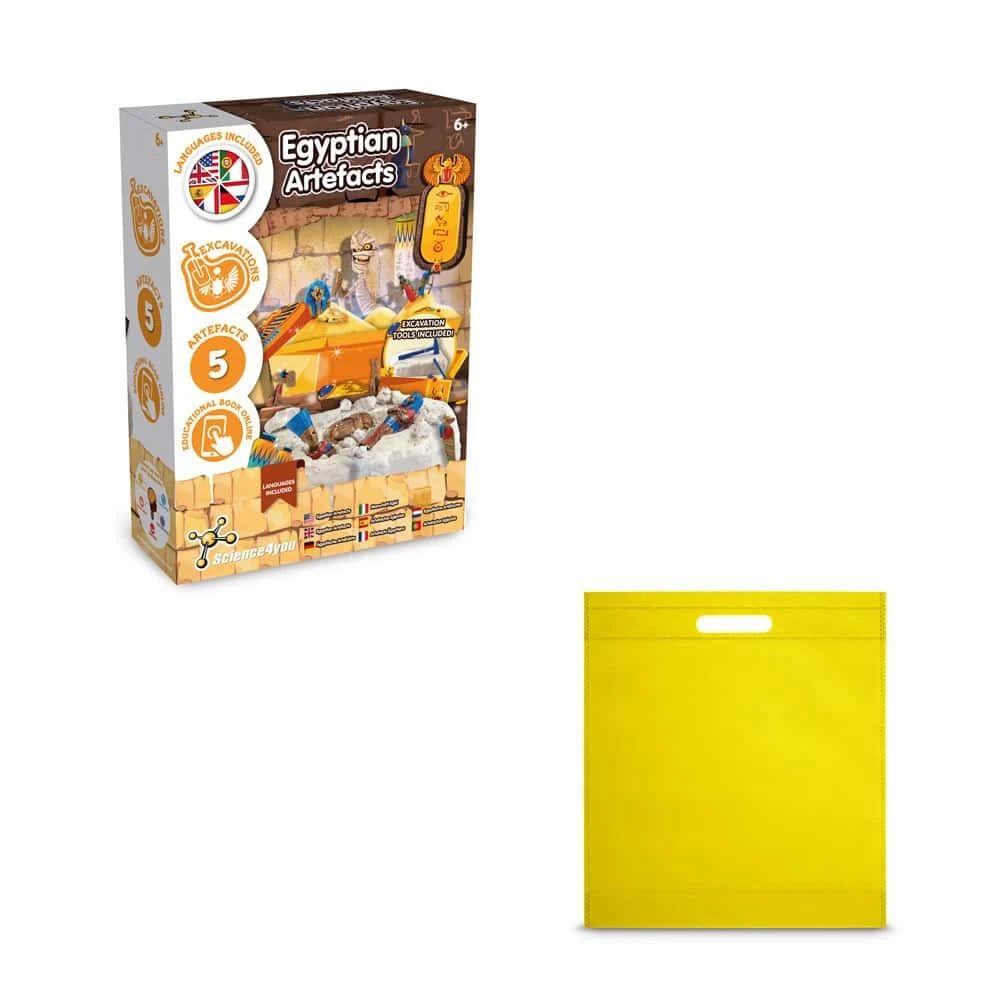Ancient Egypt Excavation Kit IV. Pedagogiskt spel levereras med en non-woven presentpåse (80 g/m²)
