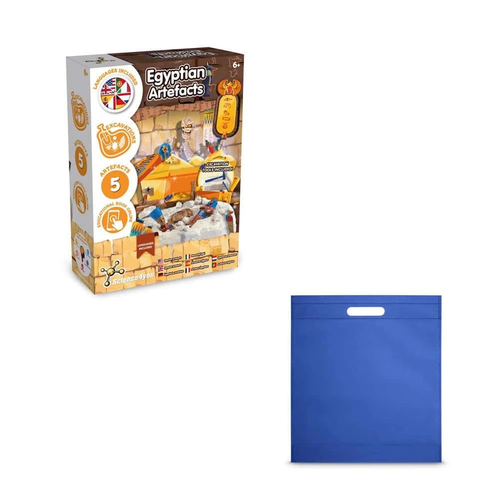 Ancient Egypt Excavation Kit IV. Pedagogiskt spel levereras med en non-woven presentpåse (80 g/m²)