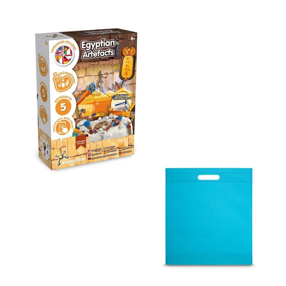 Ancient Egypt Excavation Kit IV. Pedagogiskt spel levereras med en non-woven presentpåse (80 g/m²)