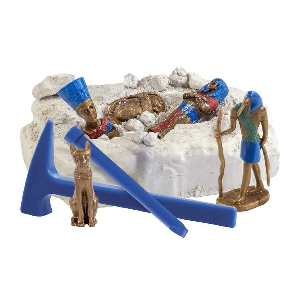 Ancient Egypt Excavation Kit V. Pedagogiskt spel levereras med en 190T vikbar presentpåse