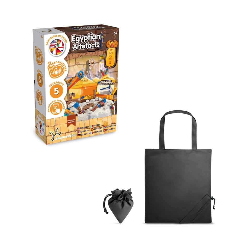 Ancient Egypt Excavation Kit V. Pedagogiskt spel levereras med en 190T vikbar presentpåse
