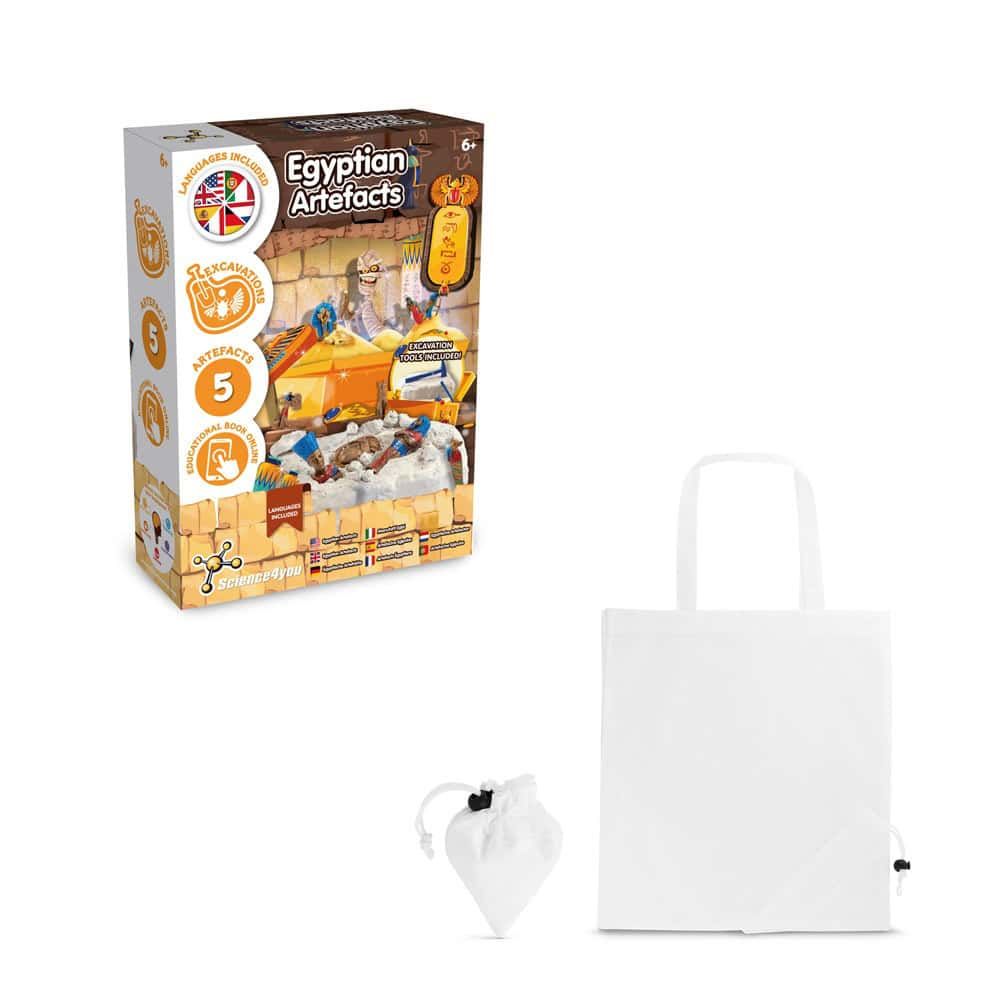 Ancient Egypt Excavation Kit V. Pedagogiskt spel levereras med en 190T vikbar presentpåse