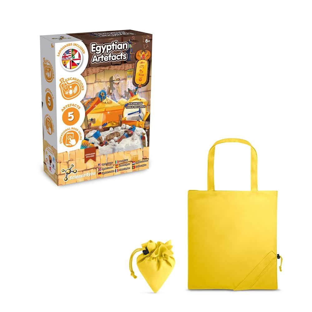 Ancient Egypt Excavation Kit V. Pedagogiskt spel levereras med en 190T vikbar presentpåse
