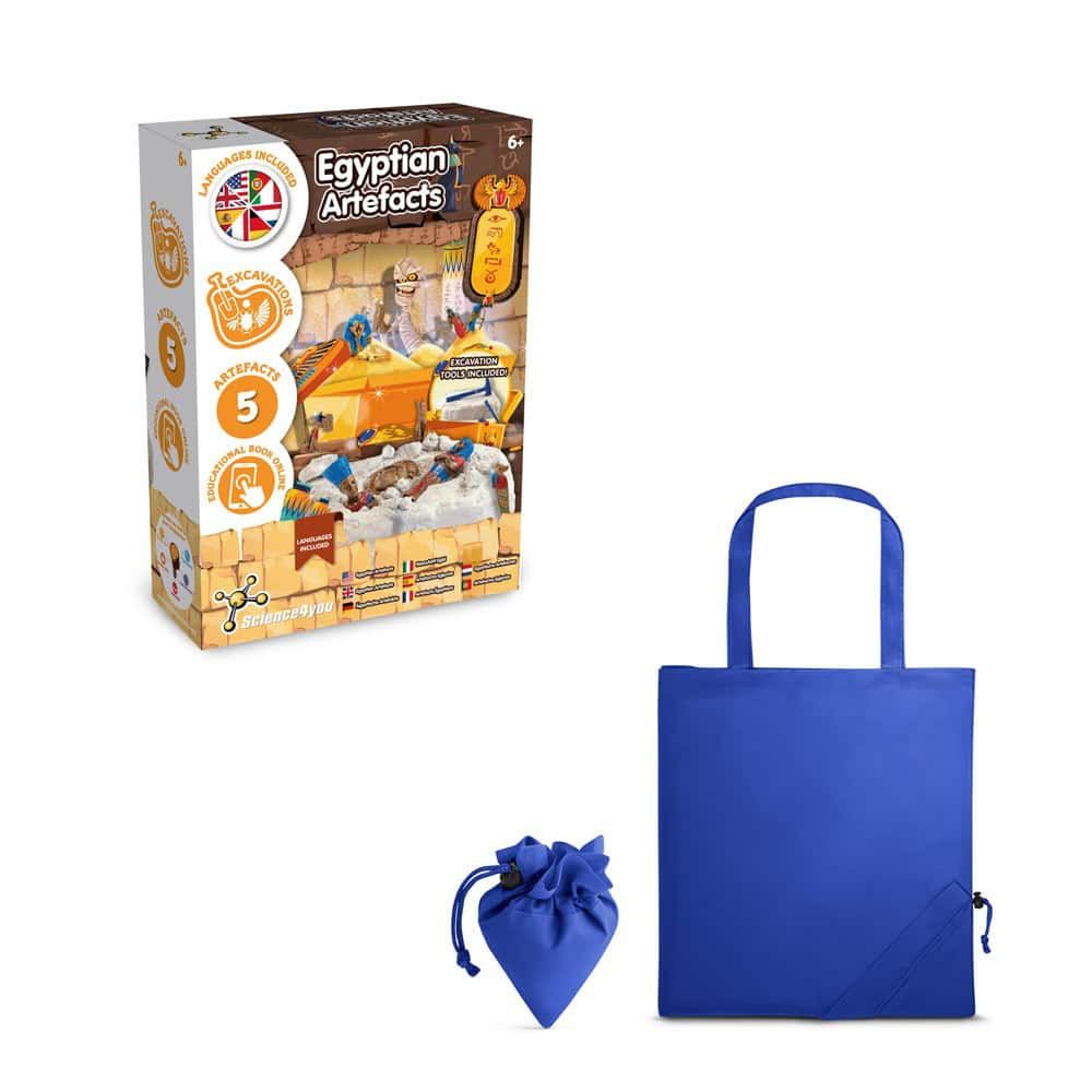 Ancient Egypt Excavation Kit V. Pedagogiskt spel levereras med en 190T vikbar presentpåse