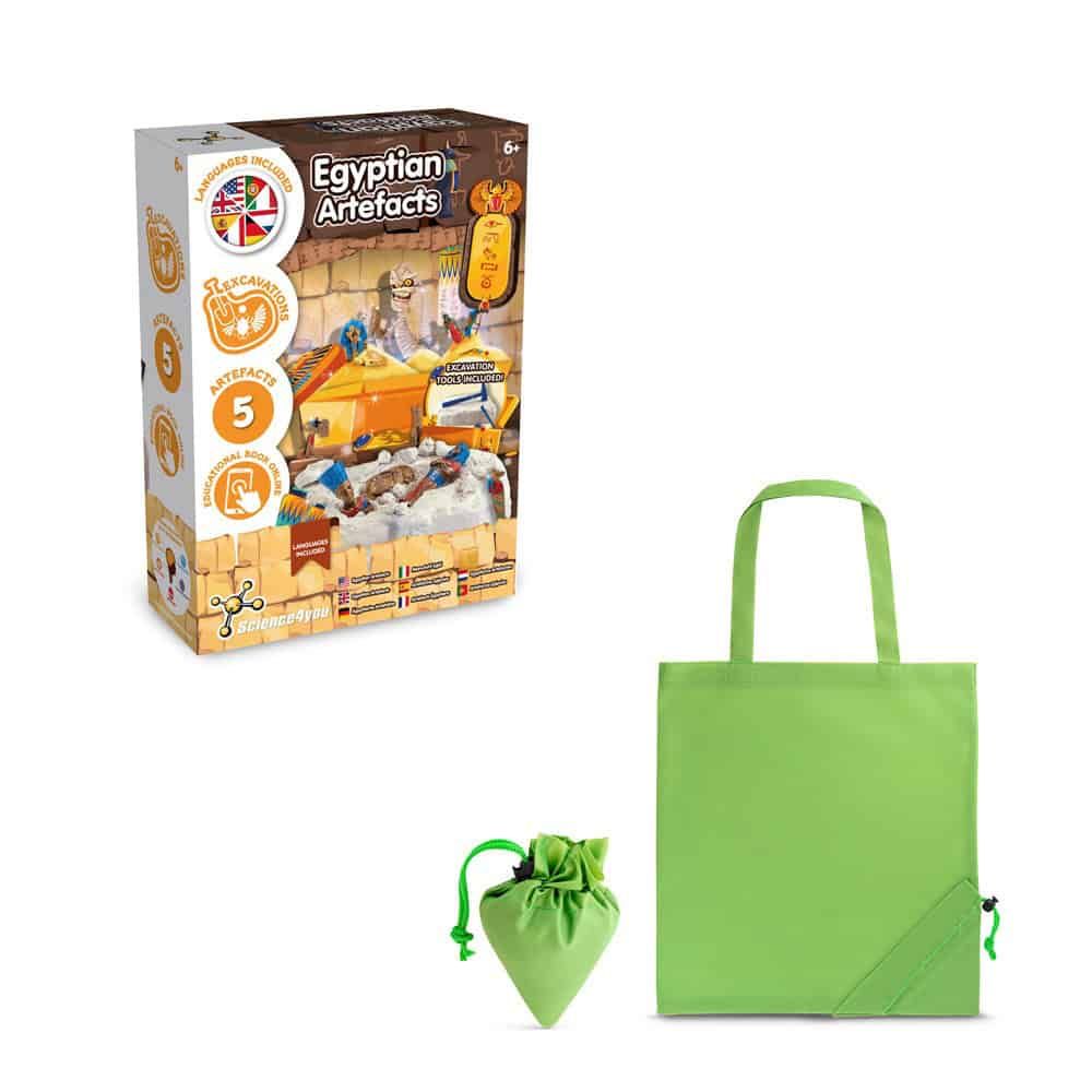 Ancient Egypt Excavation Kit V. Pedagogiskt spel levereras med en 190T vikbar presentpåse