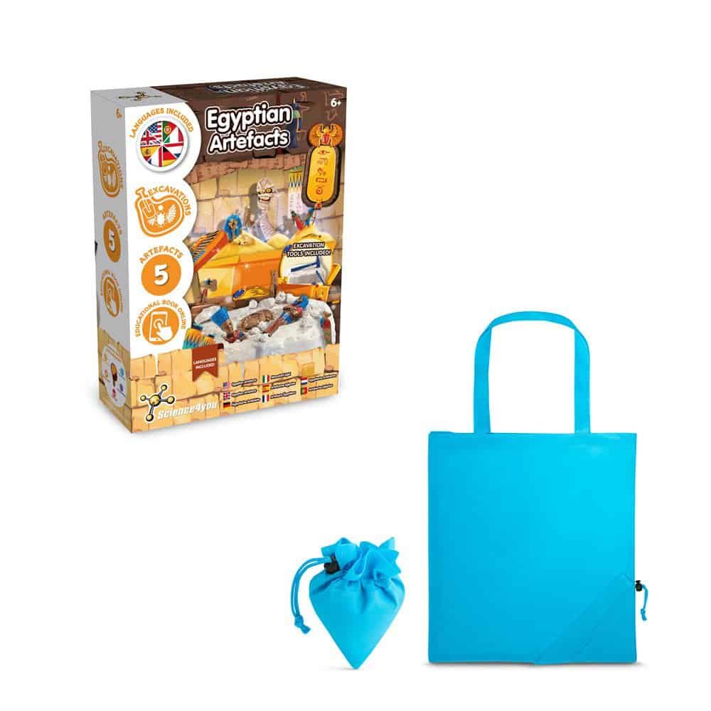 Ancient Egypt Excavation Kit V. Pedagogiskt spel levereras med en 190T vikbar presentpåse