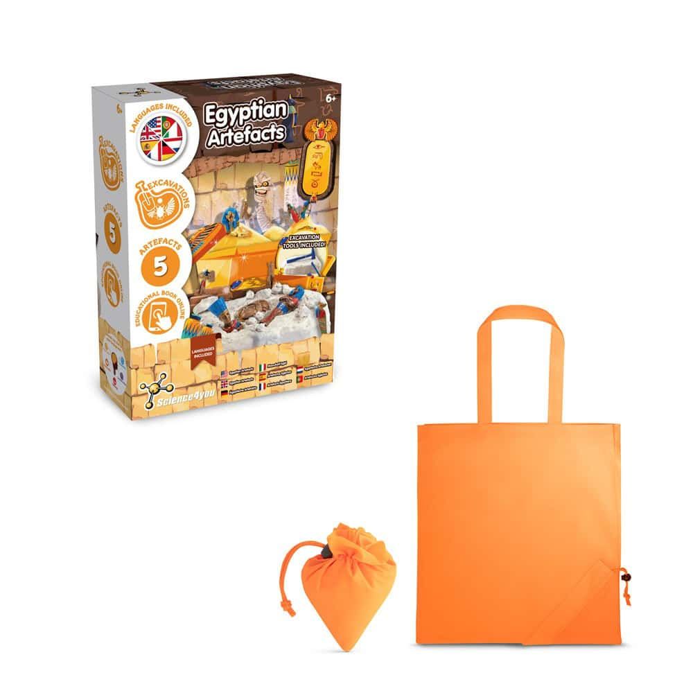 Ancient Egypt Excavation Kit V. Pedagogiskt spel levereras med en 190T vikbar presentpåse