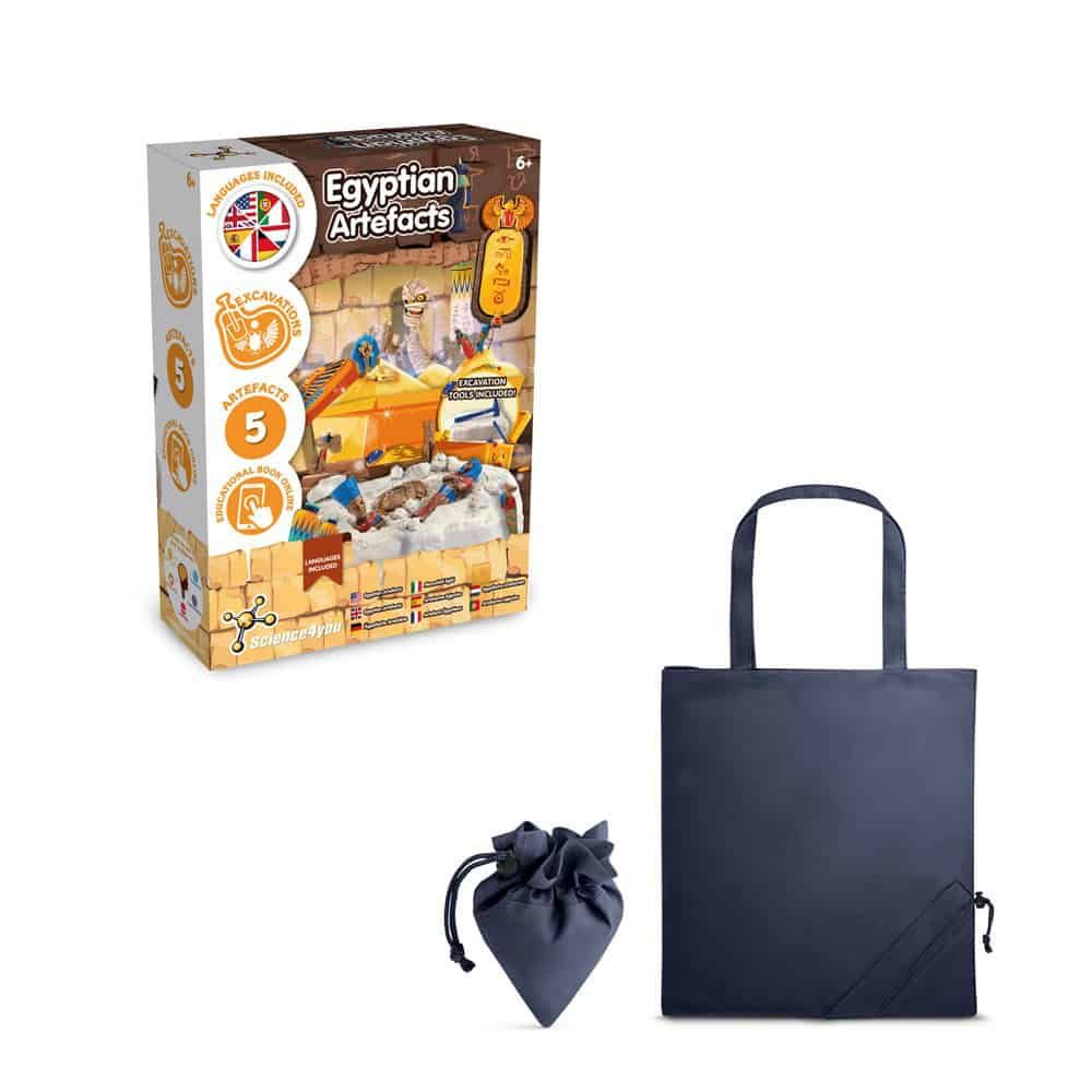 Ancient Egypt Excavation Kit V. Pedagogiskt spel levereras med en 190T vikbar presentpåse