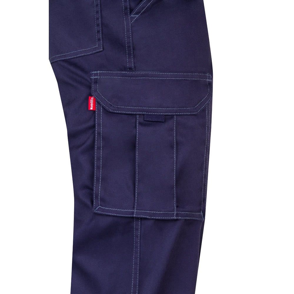VL LUGH. Stretchbyxor med flera fickor (240g/m²) i bomull (46%), EME (38%) och polyester (16%)
