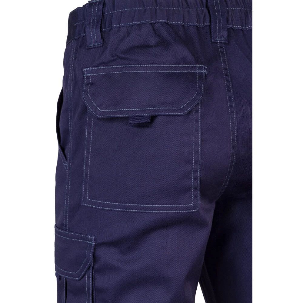 VL LUGH. Stretchbyxor med flera fickor (240g/m²) i bomull (46%), EME (38%) och polyester (16%)