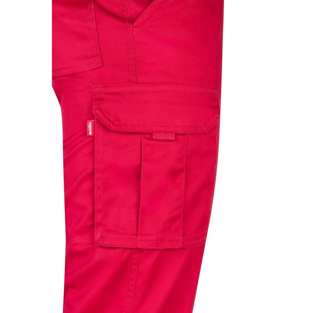 VL LUGH. Stretchbyxor med flera fickor (240g/m²) i bomull (46%), EME (38%) och polyester (16%)