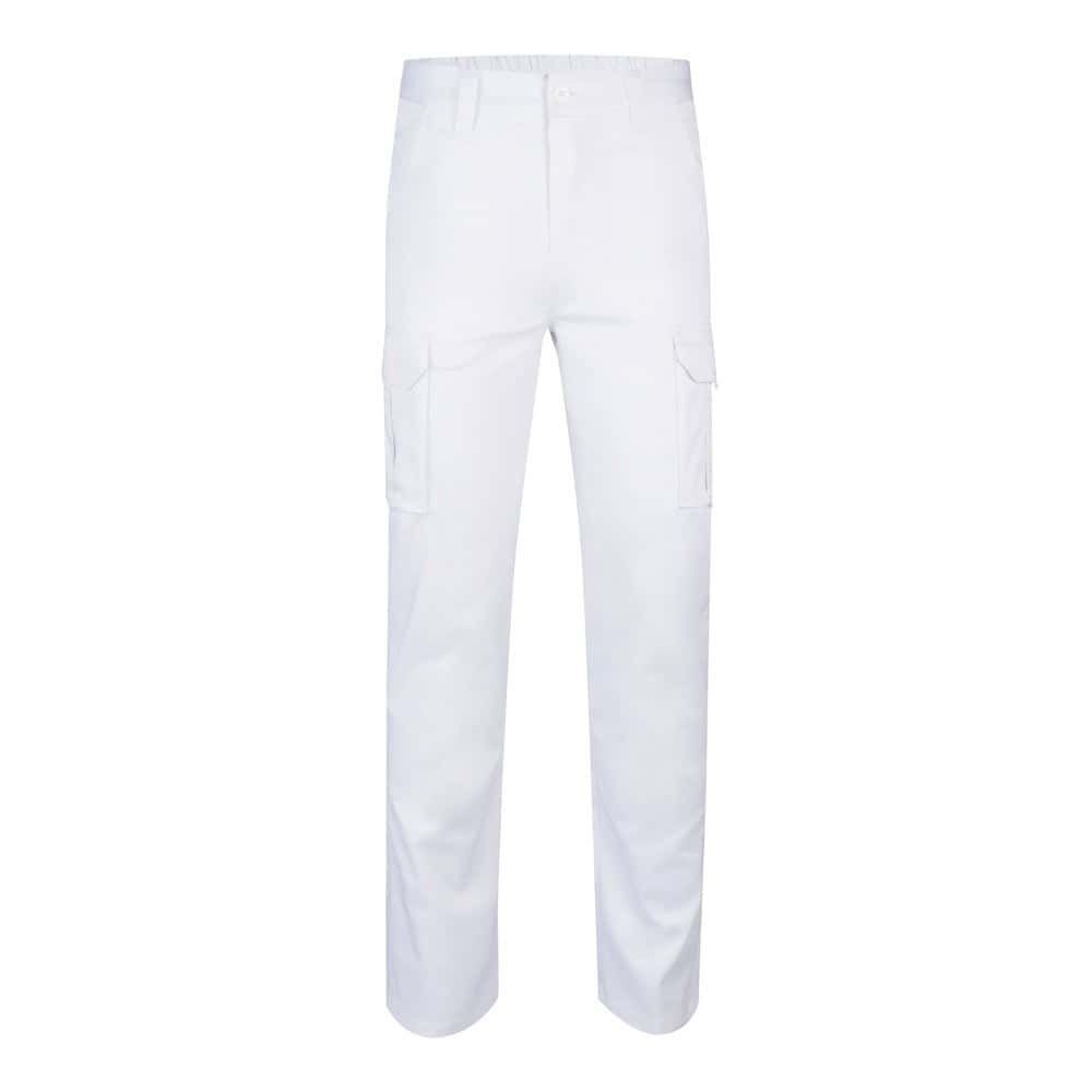 VL LUGH. Stretchbyxor med flera fickor (240g/m²) i bomull (46%), EME (38%) och polyester (16%)