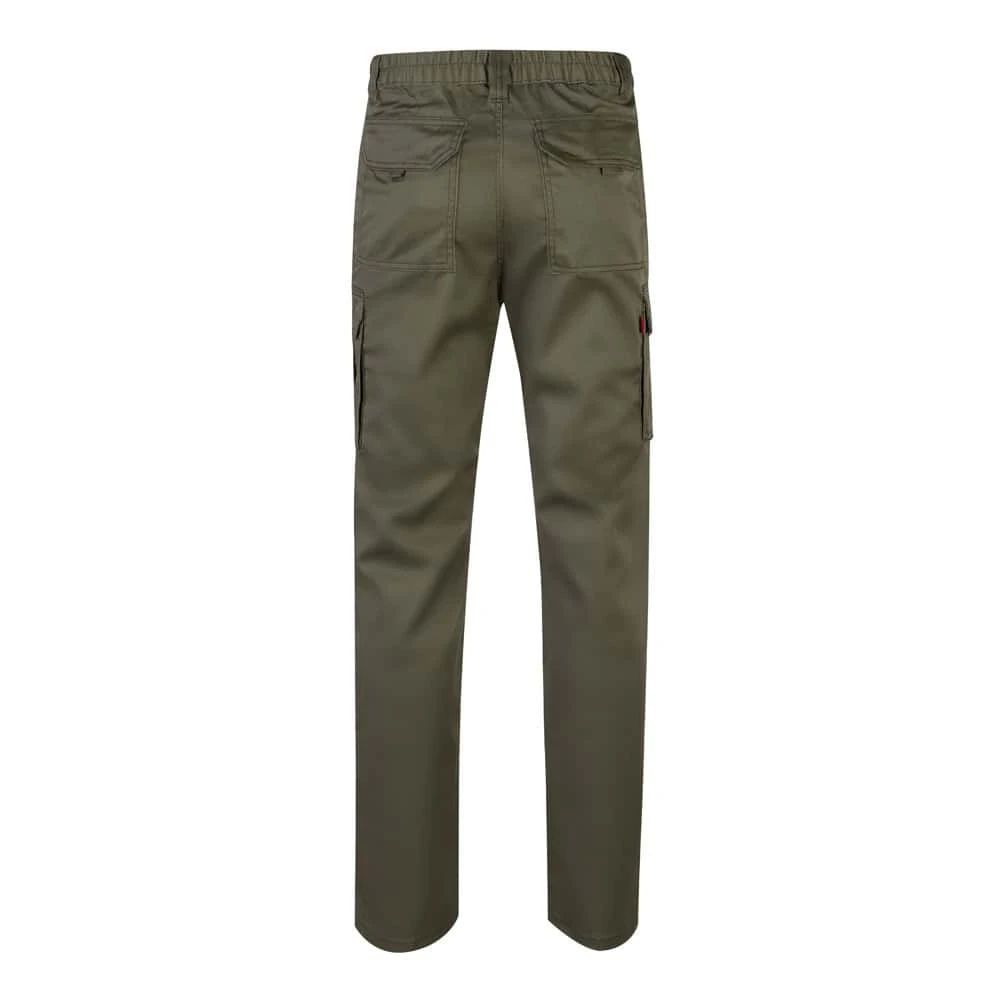 VL LUGH. Stretchbyxor med flera fickor (240g/m²) i bomull (46%), EME (38%) och polyester (16%)
