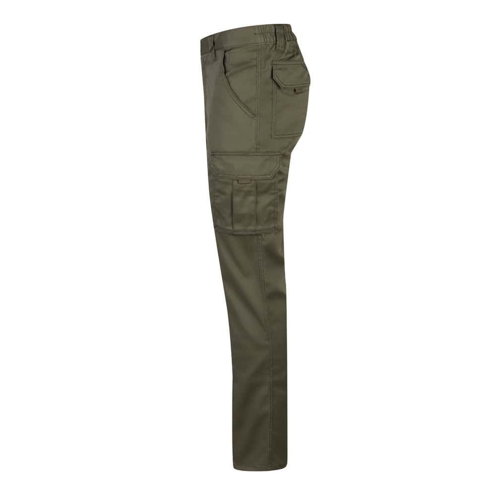 VL LUGH. Stretchbyxor med flera fickor (240g/m²) i bomull (46%), EME (38%) och polyester (16%)