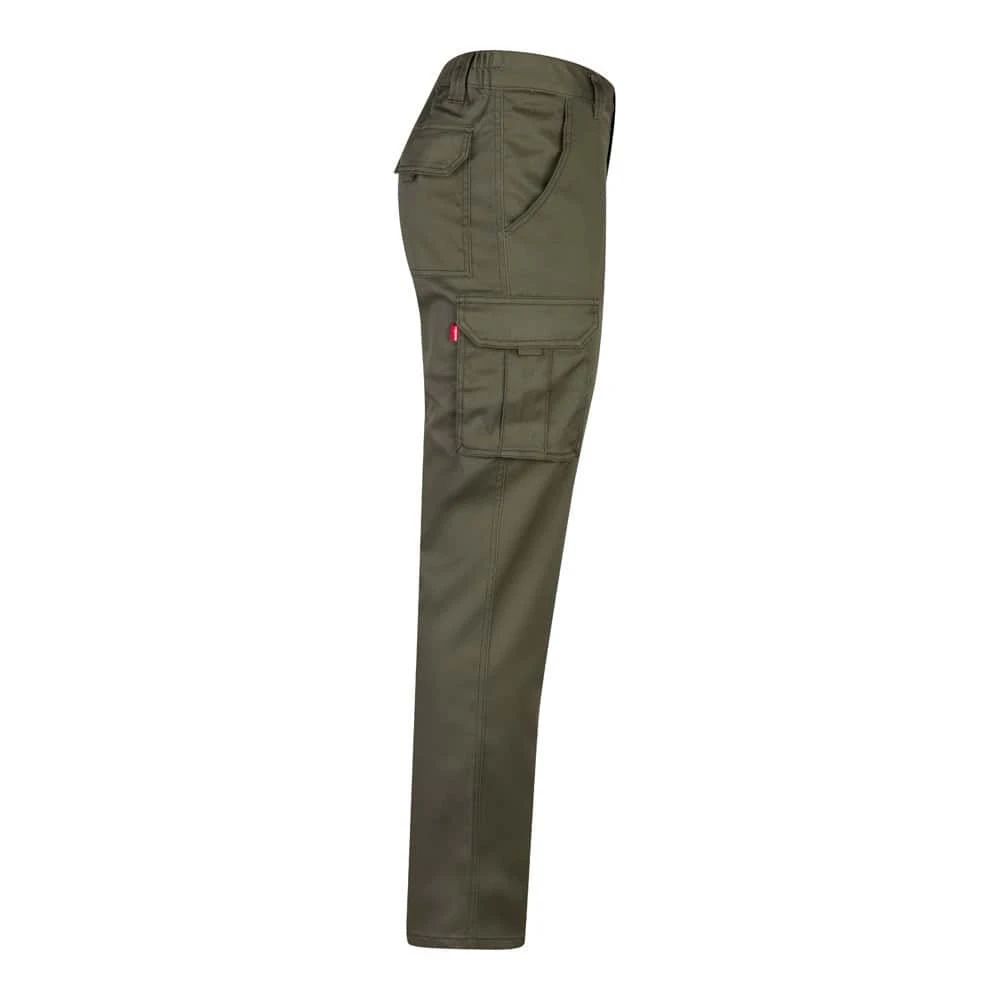 VL LUGH. Stretchbyxor med flera fickor (240g/m²) i bomull (46%), EME (38%) och polyester (16%)