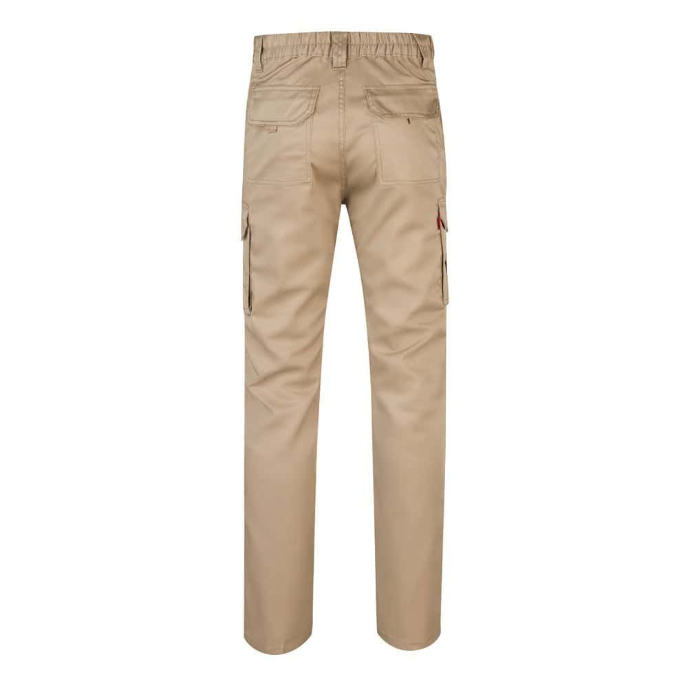 VL LUGH. Stretchbyxor med flera fickor (240g/m²) i bomull (46%), EME (38%) och polyester (16%)