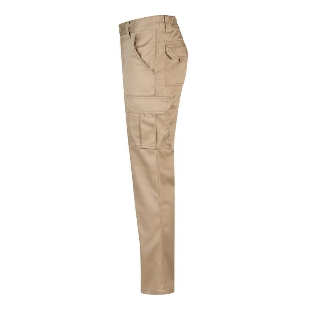 VL LUGH. Stretchbyxor med flera fickor (240g/m²) i bomull (46%), EME (38%) och polyester (16%)