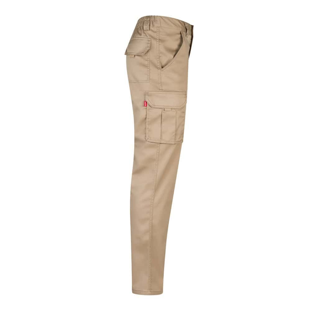 VL LUGH. Stretchbyxor med flera fickor (240g/m²) i bomull (46%), EME (38%) och polyester (16%)
