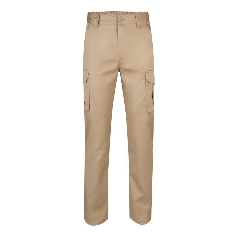 VL LUGH. Stretchbyxor med flera fickor (240g/m²) i bomull (46%), EME (38%) och polyester (16%)