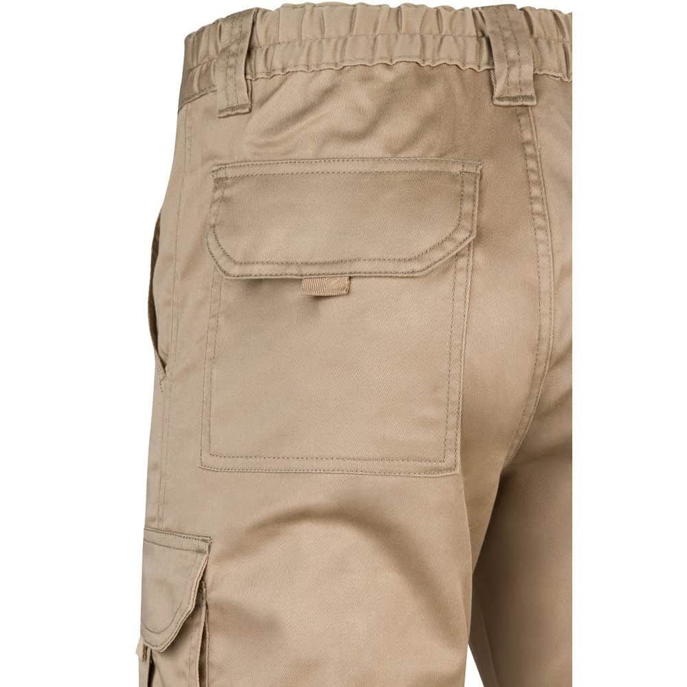 VL LUGH. Stretchbyxor med flera fickor (240g/m²) i bomull (46%), EME (38%) och polyester (16%)