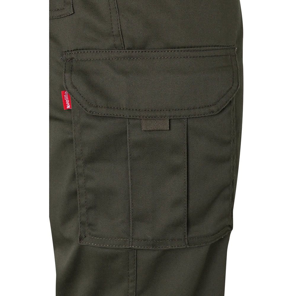 VL PAN. Stretchbyxor med flera fickor (290g/m²), i bomull (46%), EME (38%) och polyester (16%)