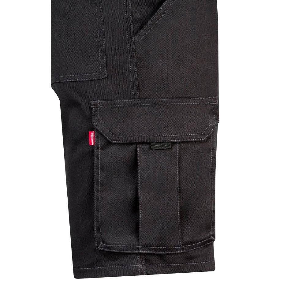 VL HEBE. Bermudashorts med flera fickor (240g/m²), i bomull (46%), EME (38%) och polyester (16%)