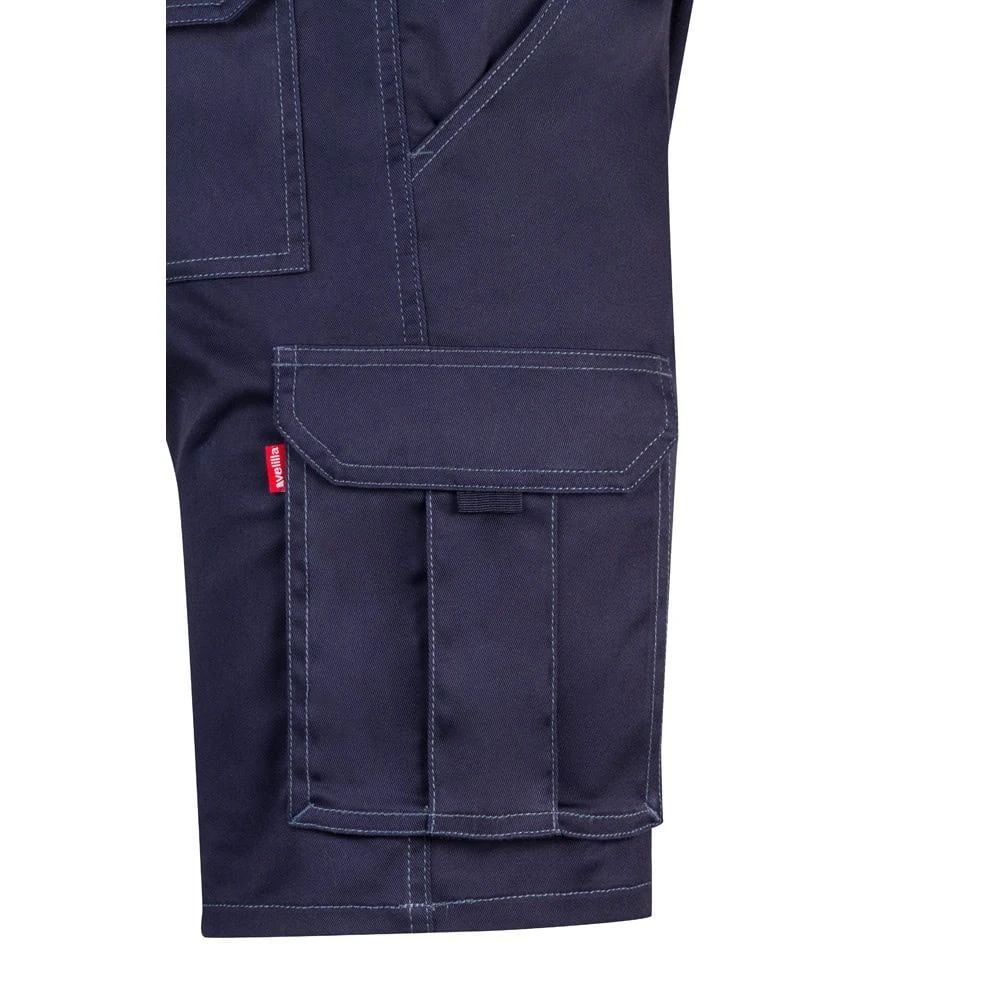 VL HEBE. Bermudashorts med flera fickor (240g/m²), i bomull (46%), EME (38%) och polyester (16%)