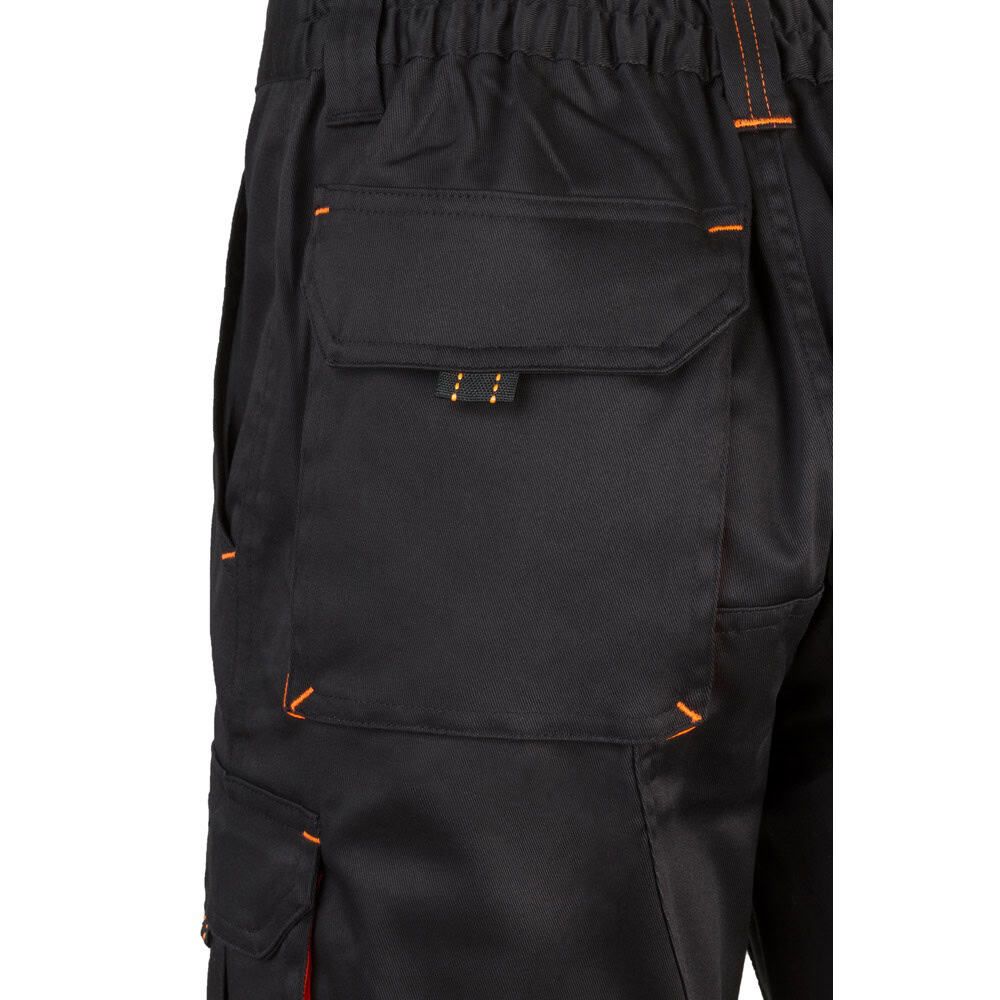VL HEMERA. Tvåfärgade bermudashorts med flera fickor i stretch (240g/m²), i bomull (46%), EME (38%) och polyester (16%)