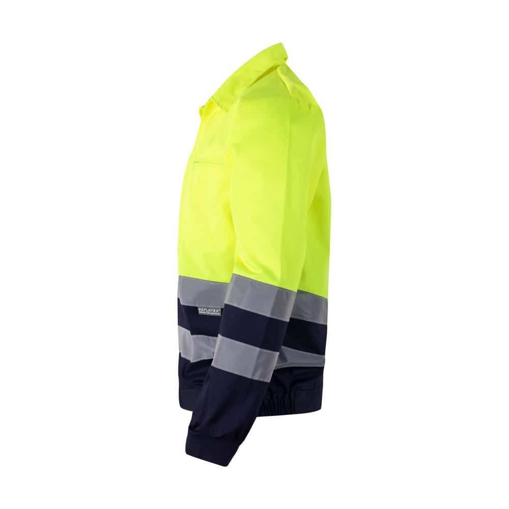 VL NEPTUNE LARGE. Tvåfärgad twilljacka (210g/m²) i polyester (80%) och bomull (20%)