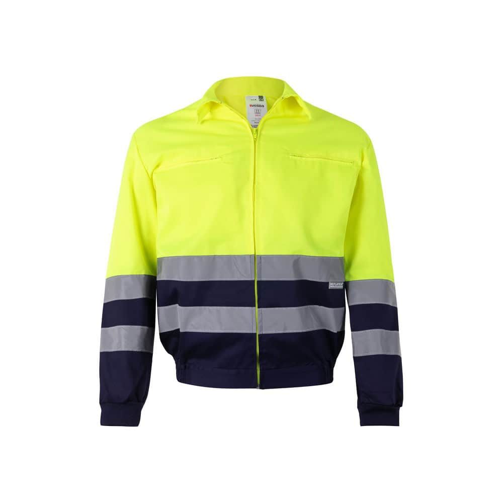 VL NEPTUNE LARGE. Tvåfärgad twilljacka (210g/m²) i polyester (80%) och bomull (20%)