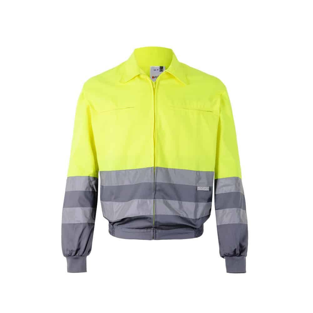 VL NEPTUNE LARGE. Tvåfärgad twilljacka (210g/m²) i polyester (80%) och bomull (20%)