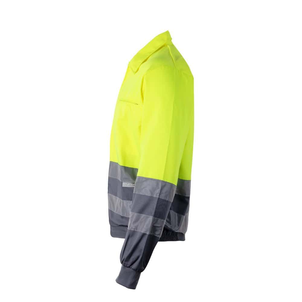 VL NEPTUNE LARGE. Tvåfärgad twilljacka (210g/m²) i polyester (80%) och bomull (20%)