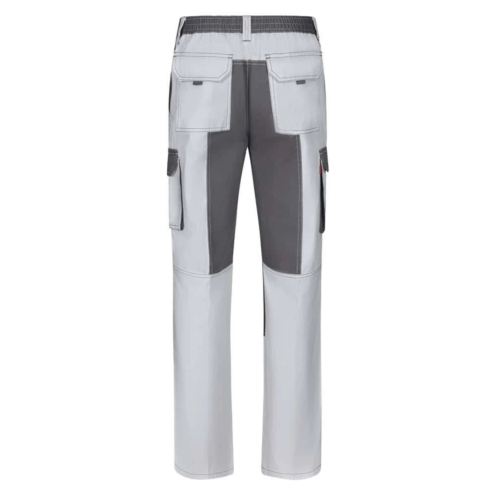 VL NJORD. Tvåfärgade byxor i twill med flera fickor (240 g/m²), i bomull (35 %) och polyester (65 %)