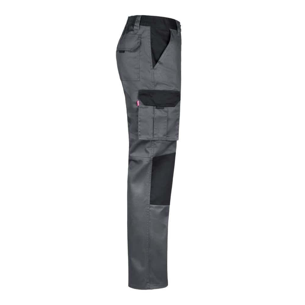 VL NJORD. Tvåfärgade byxor i twill med flera fickor (240 g/m²), i bomull (35 %) och polyester (65 %)