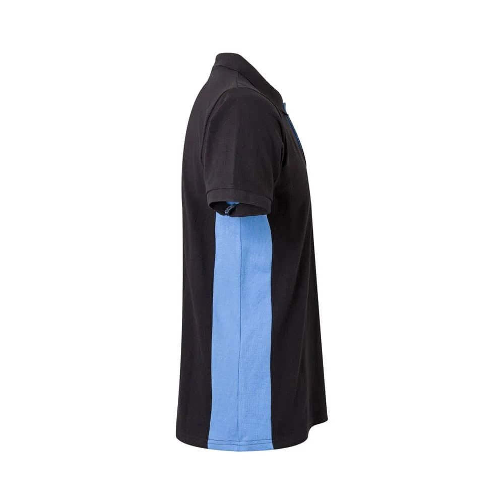 VL SUPAY. Tvåfärgad pikétröja (180g/m²), kortärmad, i bomull (60%) och polyester (40%)