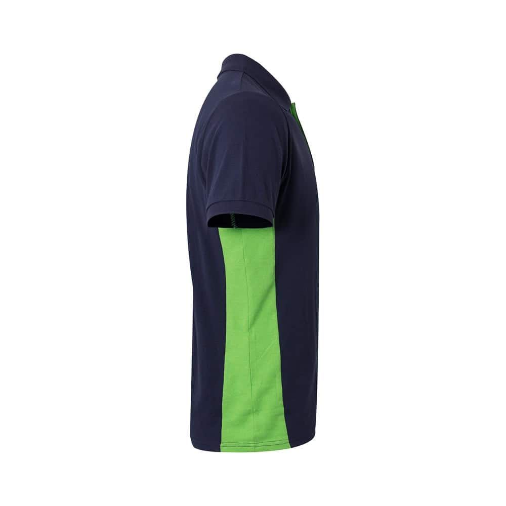 VL SUPAY. Tvåfärgad pikétröja (180g/m²), kortärmad, i bomull (60%) och polyester (40%)