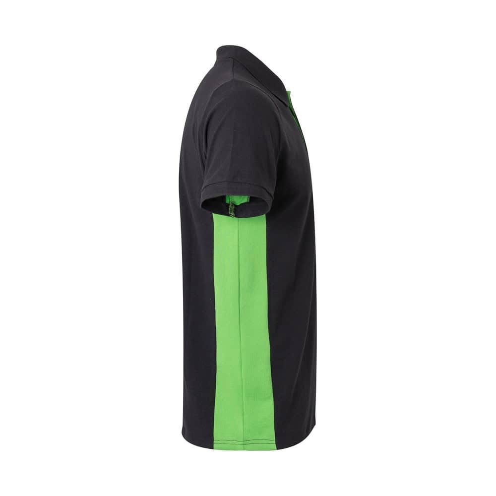 VL SUPAY. Tvåfärgad pikétröja (180g/m²), kortärmad, i bomull (60%) och polyester (40%)