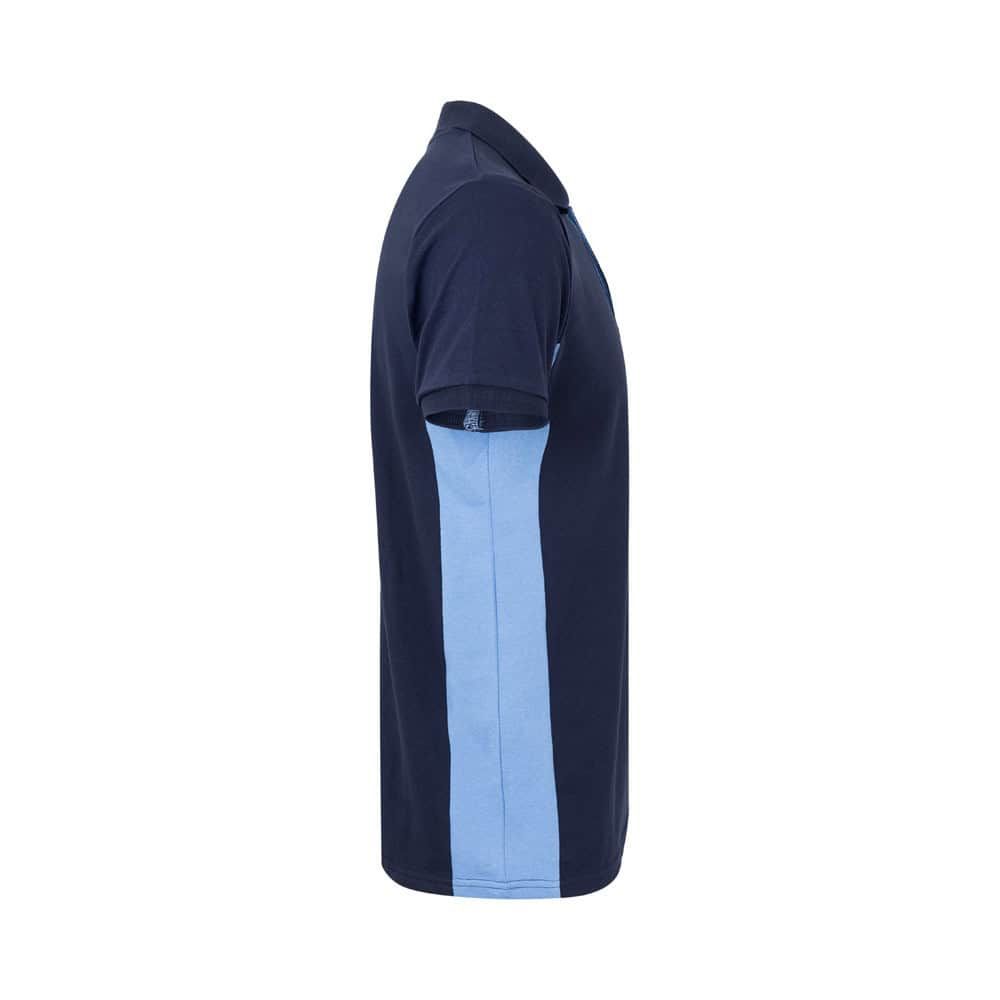 VL SUPAY. Tvåfärgad pikétröja (180g/m²), kortärmad, i bomull (60%) och polyester (40%)
