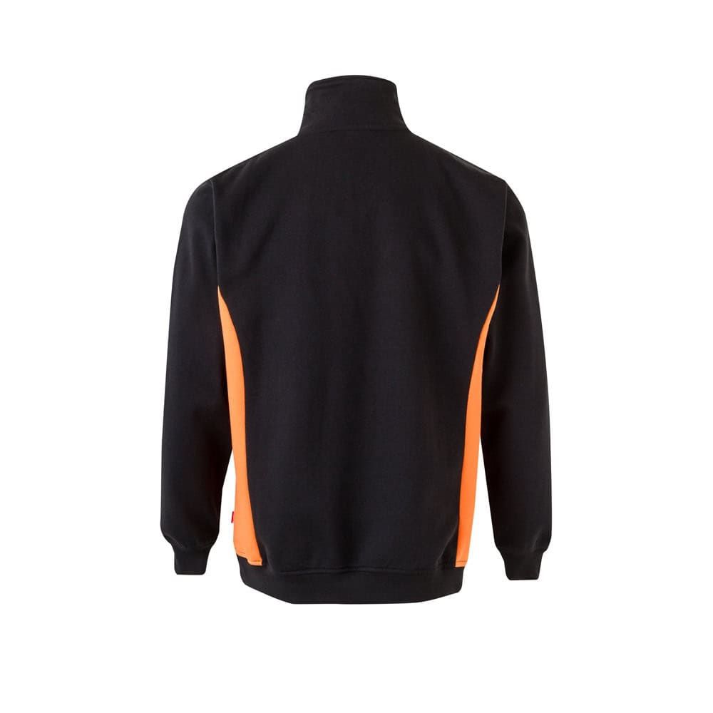VL SVAROG. Tvåfärgad frottétröja (260g/m²), i polyester (65%) och bomull (35%)