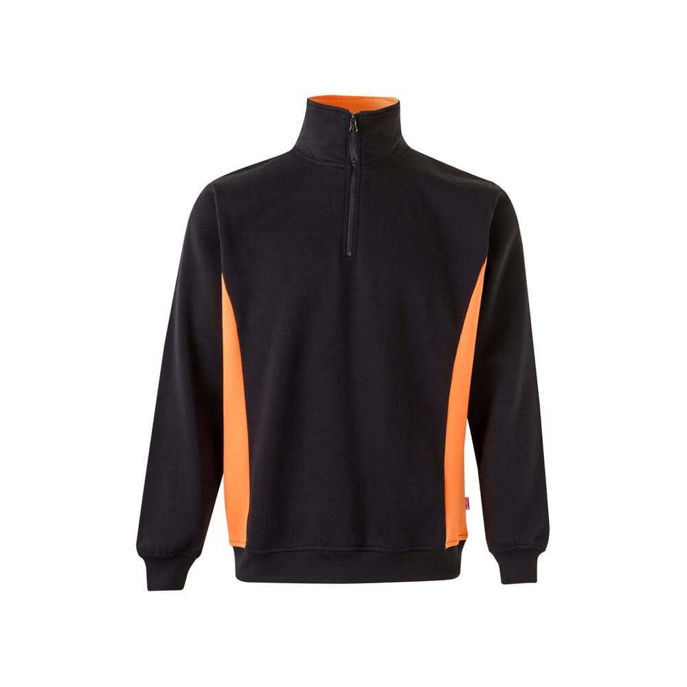VL SVAROG. Tvåfärgad frottétröja (260g/m²), i polyester (65%) och bomull (35%)