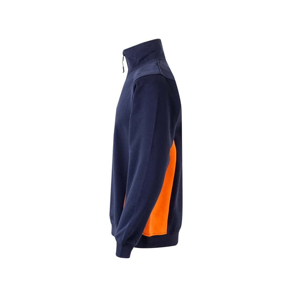 VL SVAROG. Tvåfärgad frottétröja (260g/m²), i polyester (65%) och bomull (35%)